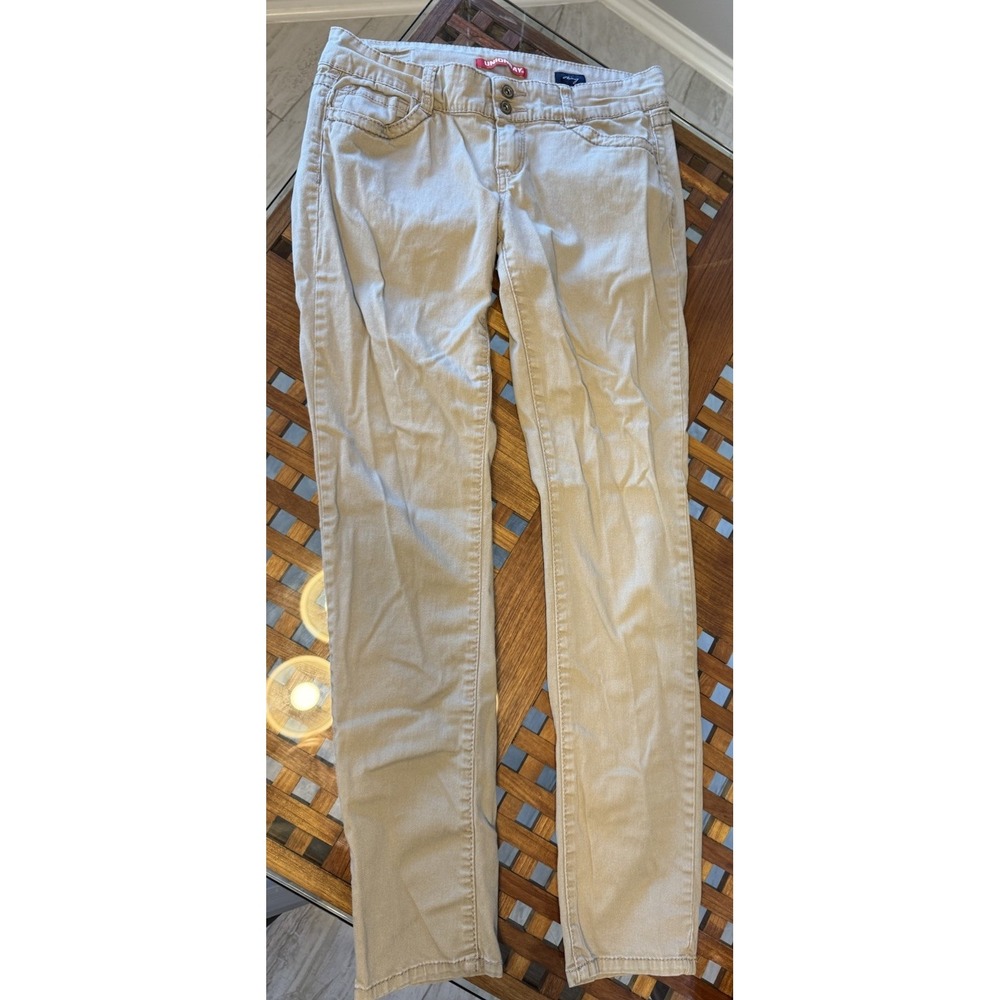Women's‎ Union Bay Khaki Skinny Jeans Size 9 Beige 31 Inseam 32 Waist